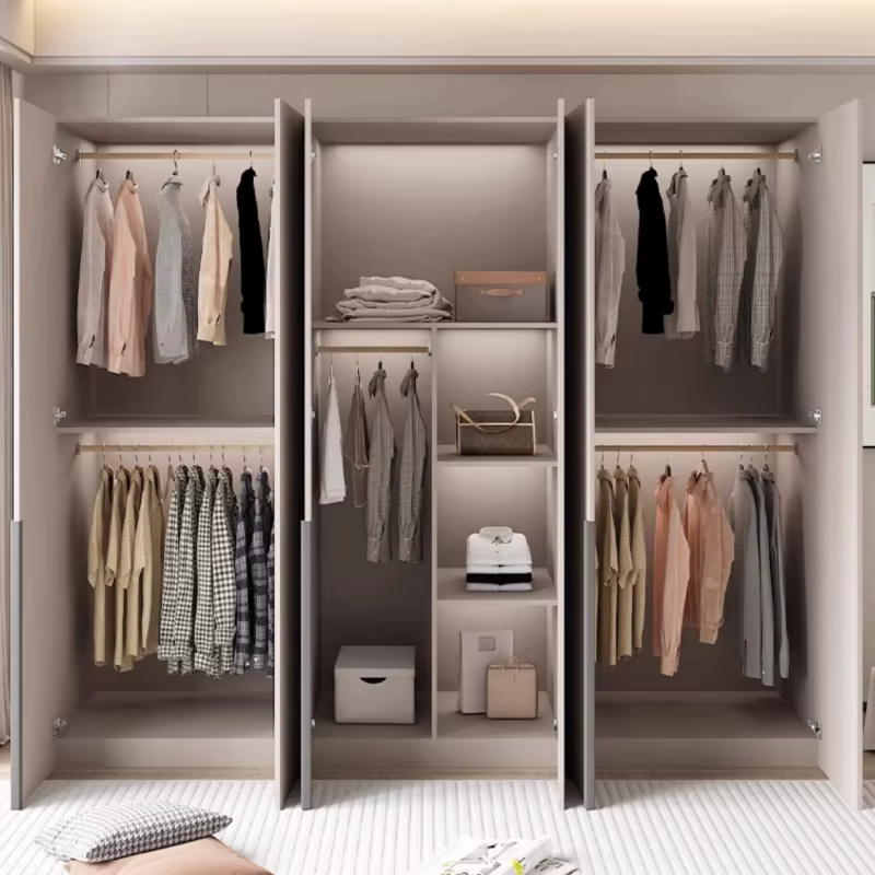 Armoire d'angle moderne de luxe, gain de place, pour chambre à coucher, organisateur en bois, meubles pour la maison