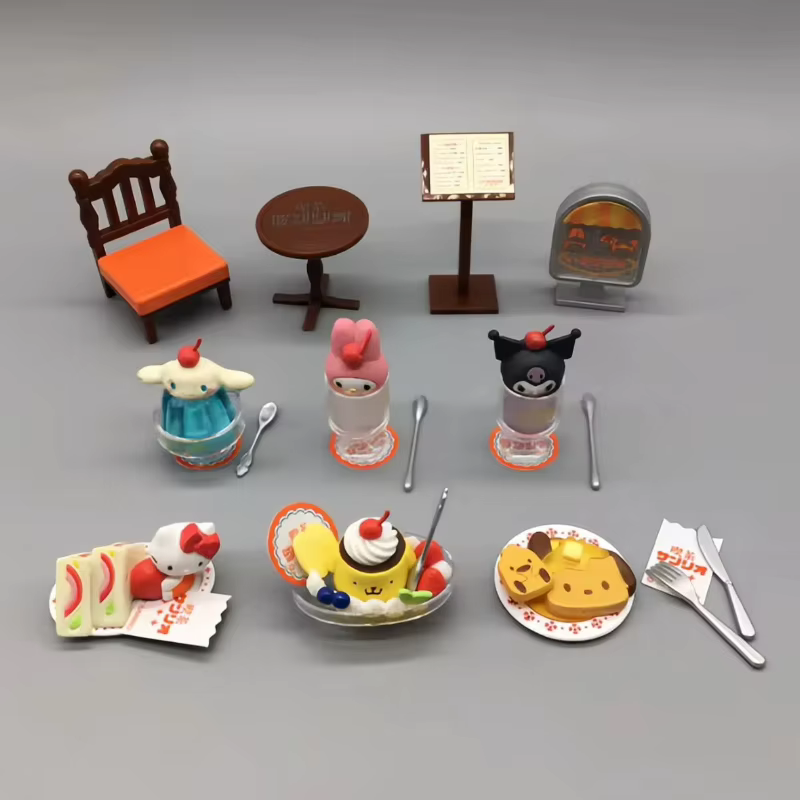 Série Rétro Café : Boîte Mystère Kulomi Make Tea - Figurine Mignonne Tendance
