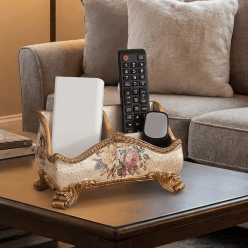 Boîte de rangement en résine de style européen