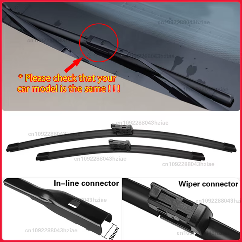 Balais d'essuie-glace de pare-brise de voiture adaptés à citroën C3 Aircross 2017 – 2023