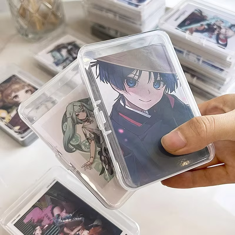 Boîtes en plastique transparentes