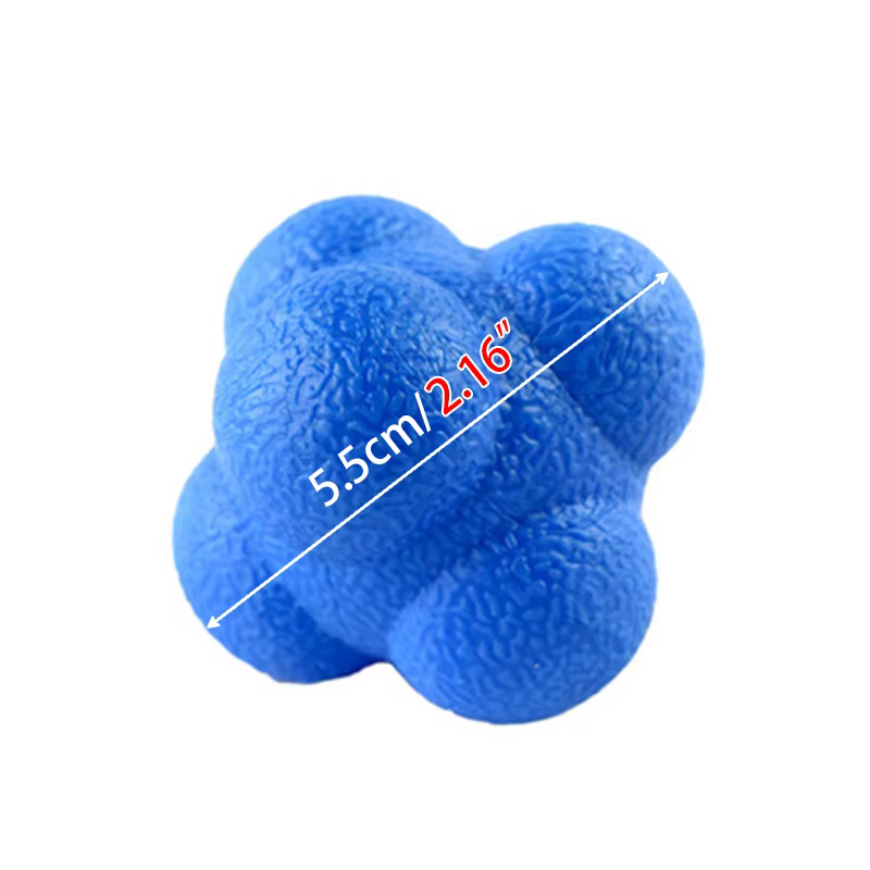 Ballon de réaction hexagonal pour l'entraînement d'agilité