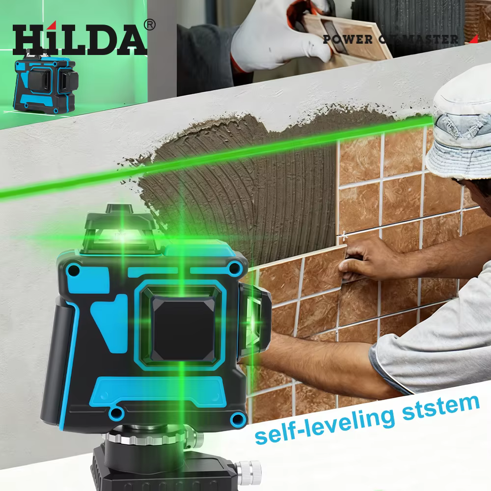 Niveau Laser 12 lignes 3D à nivellement automatique