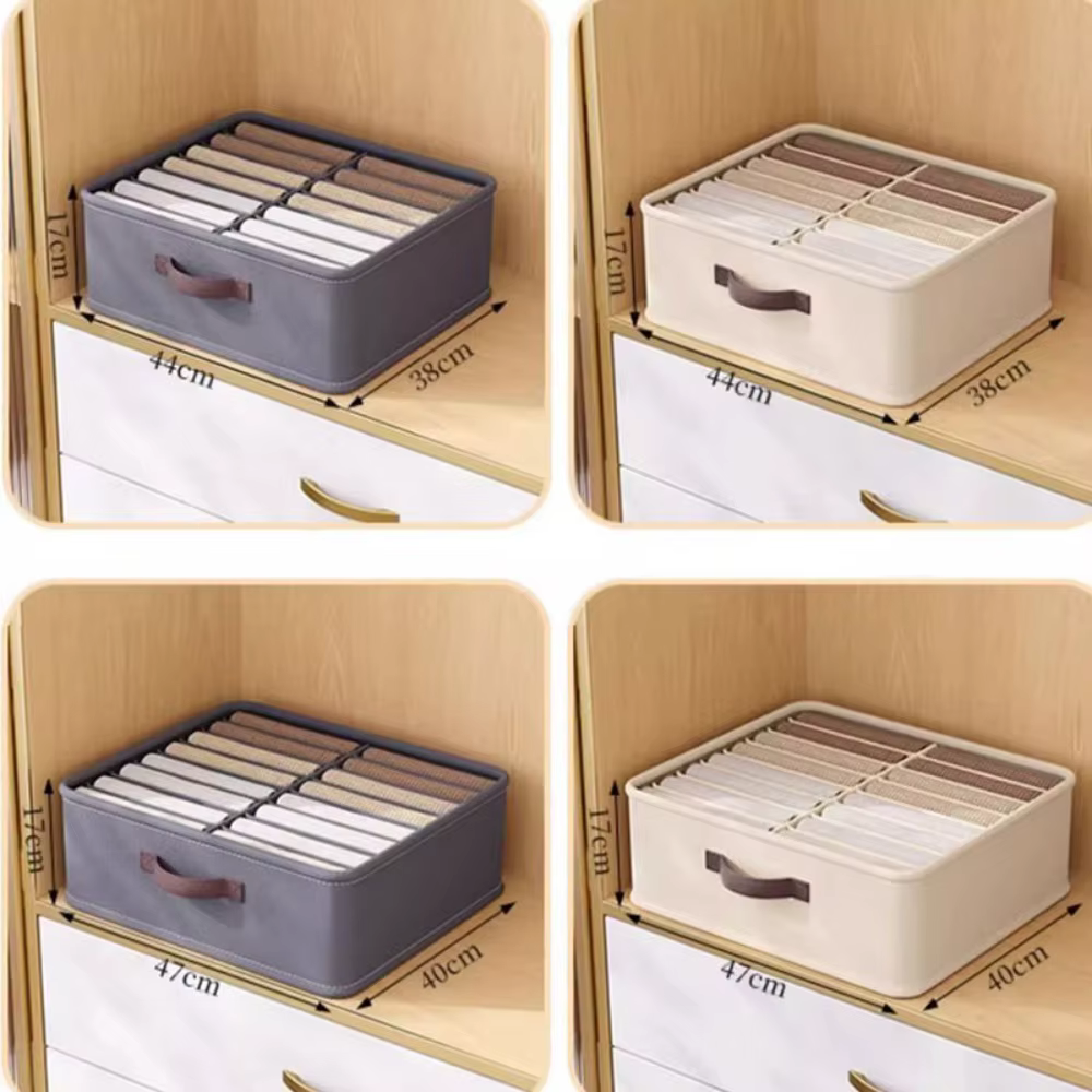 Armoire vêtements rangement organisateur pantalon pull T-Shirt boîte de rangement avec PP conseil armoire tiroir organisateur jean boîte de rangement