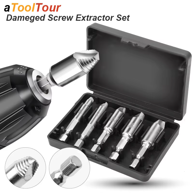 Extracteur de vis endommagé