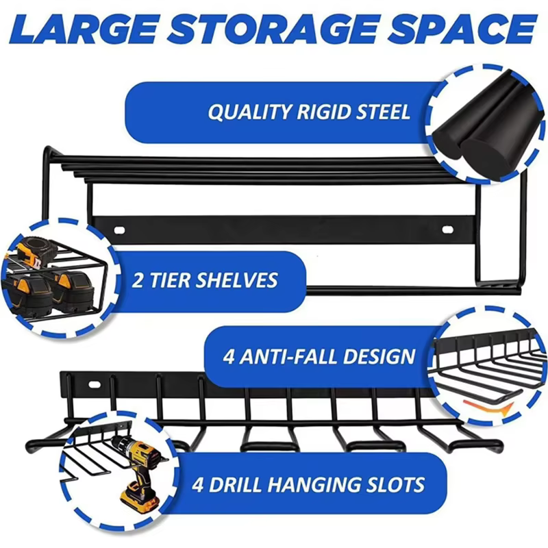 Support de rangement pour outils électriques manuels