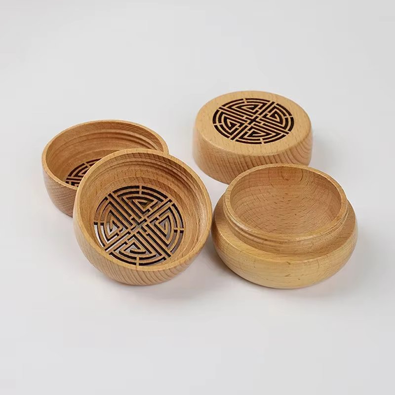 Boîte en bois de parfum Antique Portable sans parfum