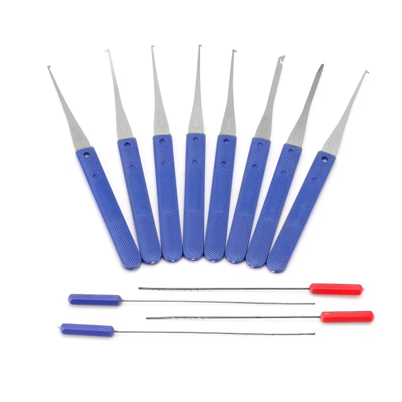 Kit de crochetage de serrures pour serrurier automobile, extracteur de clés, outils manuels pour l'extraction de clés cassées, pour serrures de portières de voiture, erreur de demande