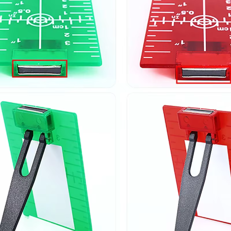 Plaque de carte cible Laser en plastique pour niveau