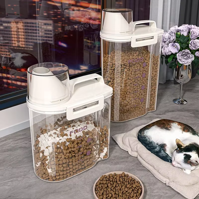 Boîte de rangement scellée pour aliments pour animaux de compagnie