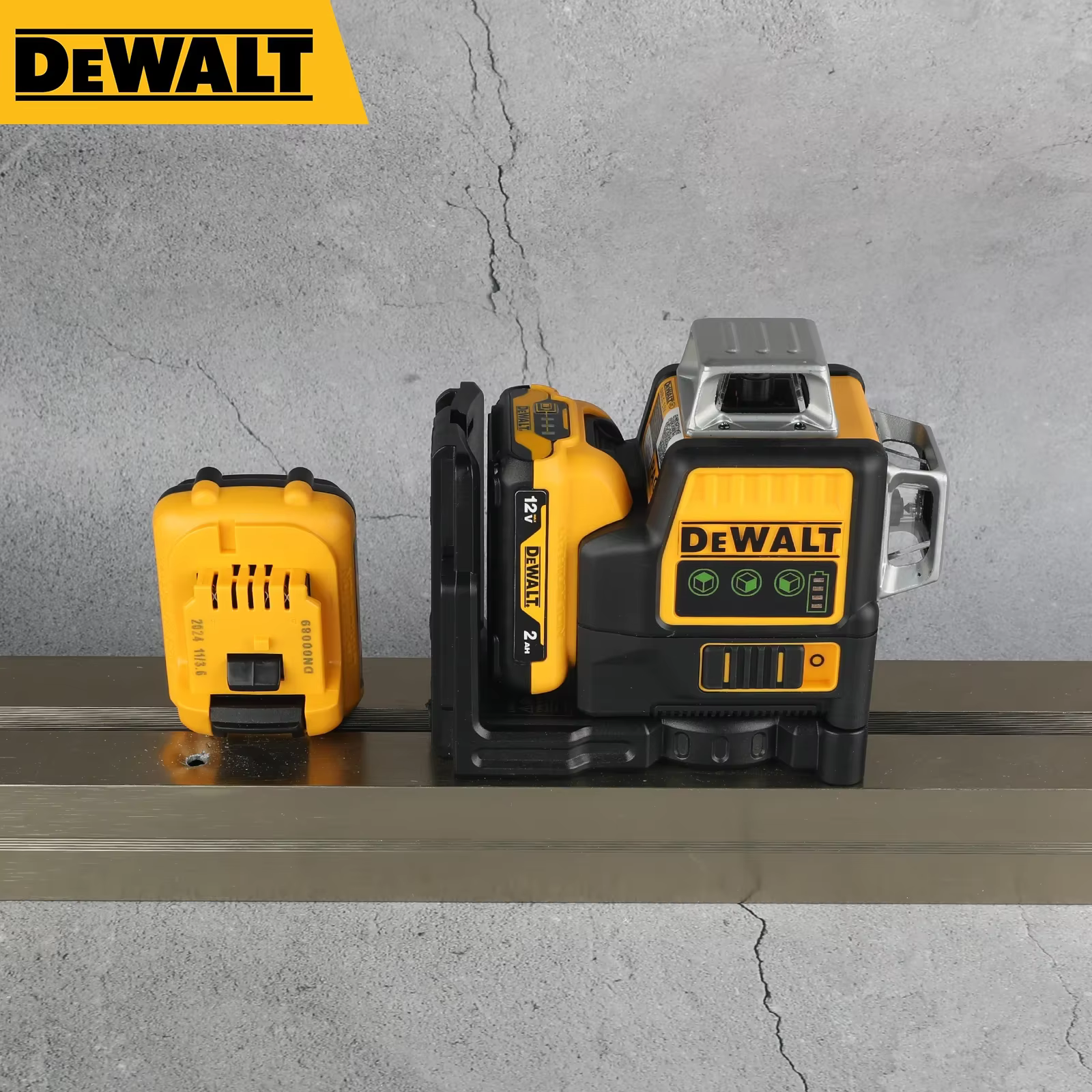 Niveau laser vert à batterie au lithium DEWALT DW089LG 2026 | 12 lignes