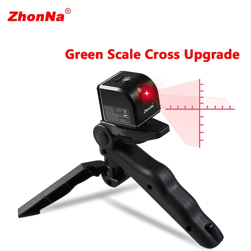 Mini niveau laser croisé super puissant vert/rouge