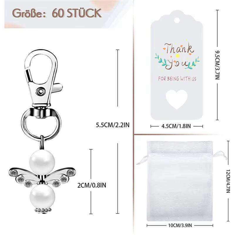 Porte-clés ange gardien ABKW