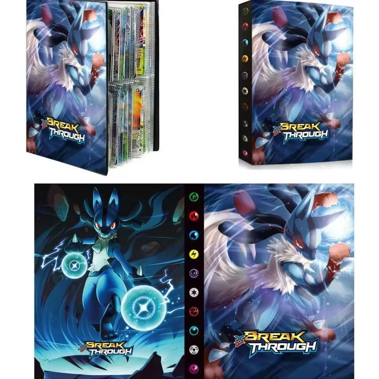 Classeur de cartes Pokemon TCG en cuir PU