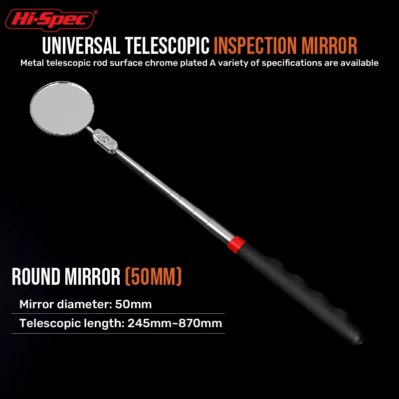 Miroir rotatif d'inspection extensible