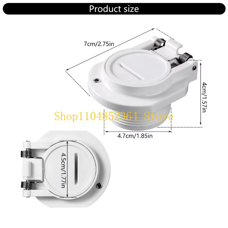 Adaptateur tuyau d'aspirateur piscine résistant aux fuites 652F, adapté général pour une fixation murale sécurisée