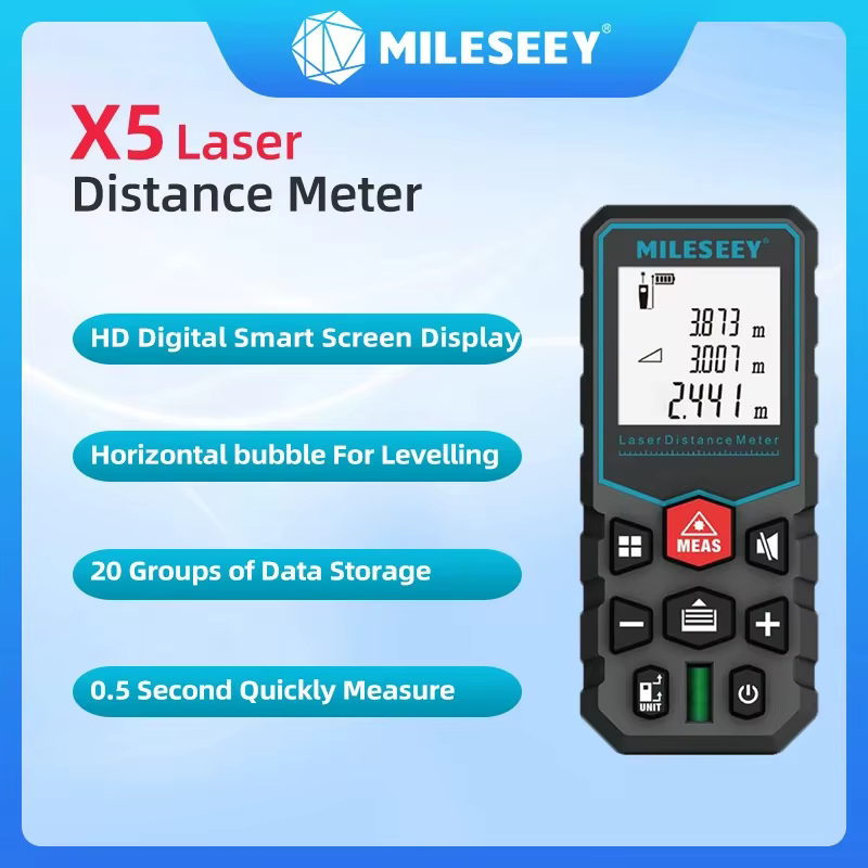 Mileseey X5 X6 S6 Nouveau modèle de télémètre laser