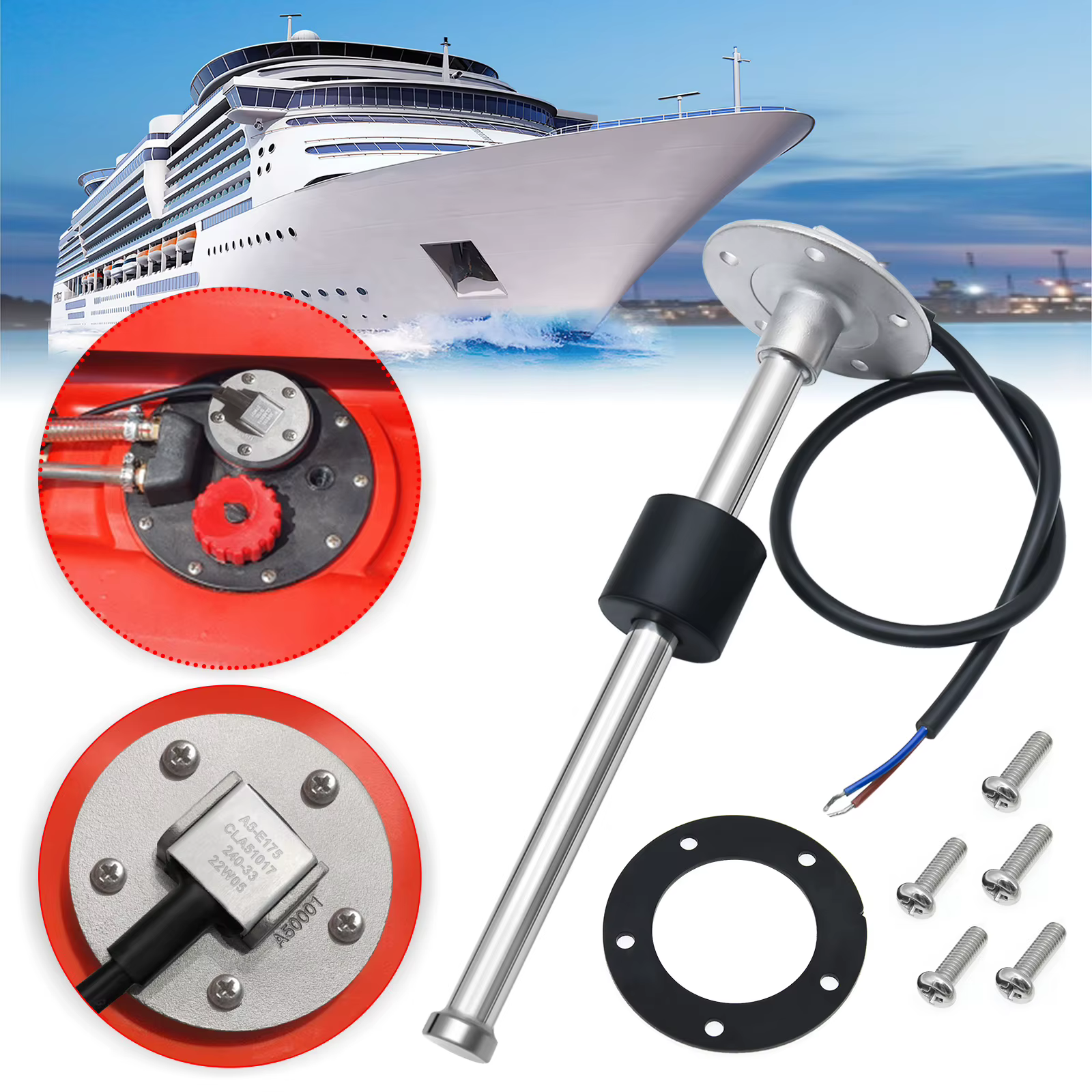 Capteur de flotteur de carburant personnalisé 0-90ohm