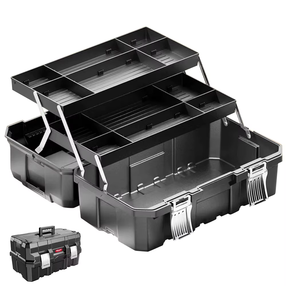 Boîte à outils pliante multicouche