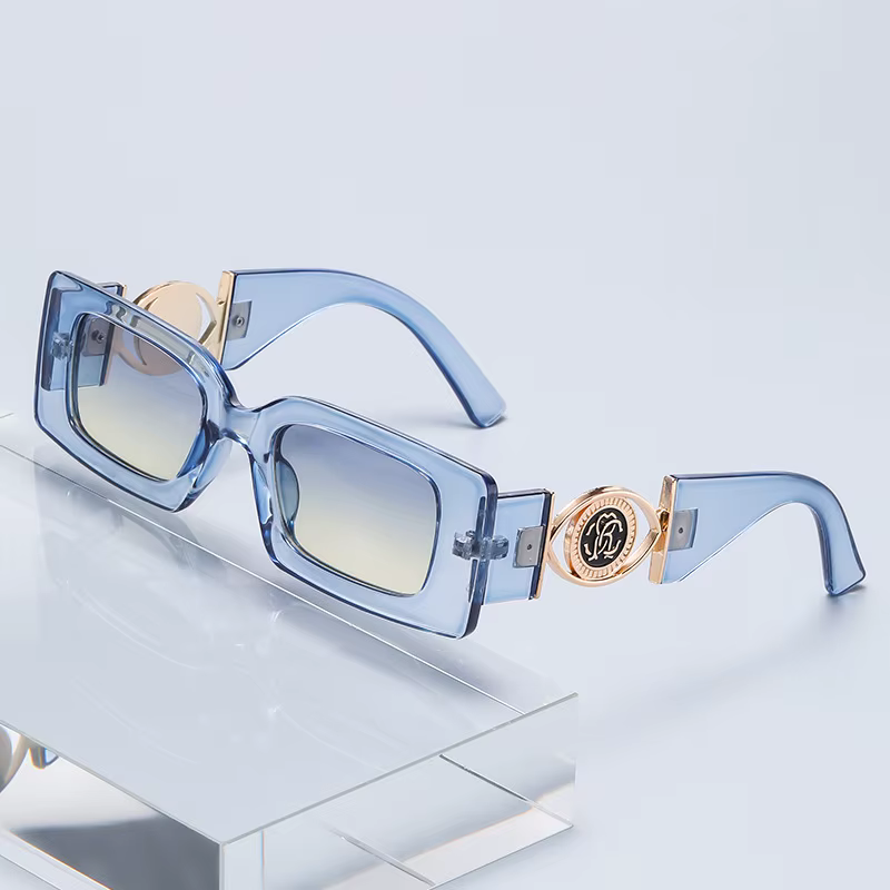Lunettes de soleil carrées à petite monture pour femmes