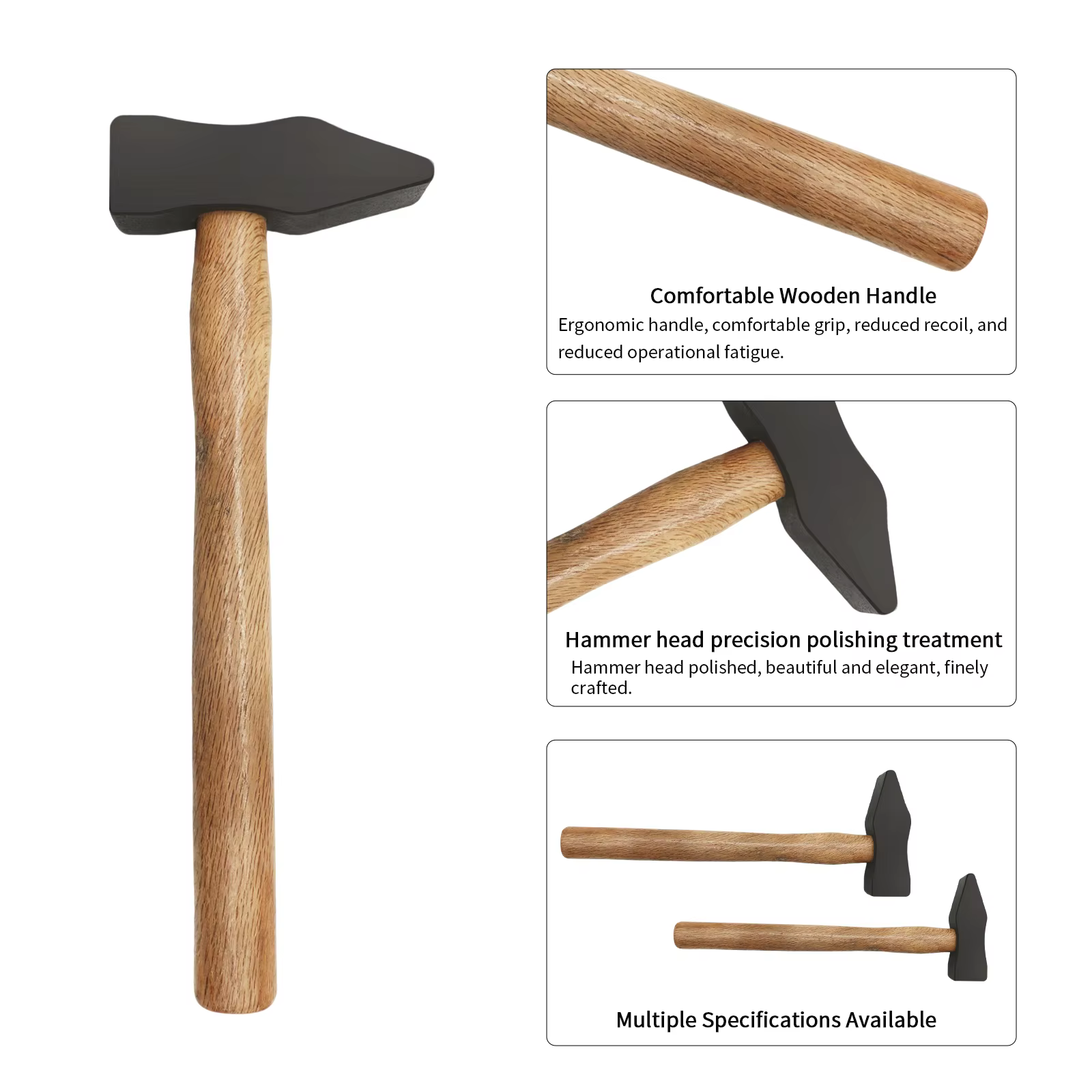 Marteau de machiniste à manche en bois