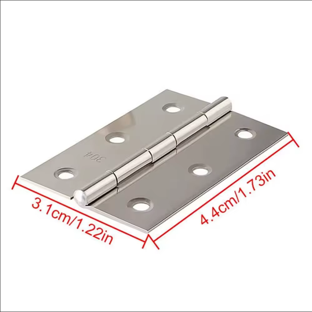 Charnières de porte en acier inoxydable