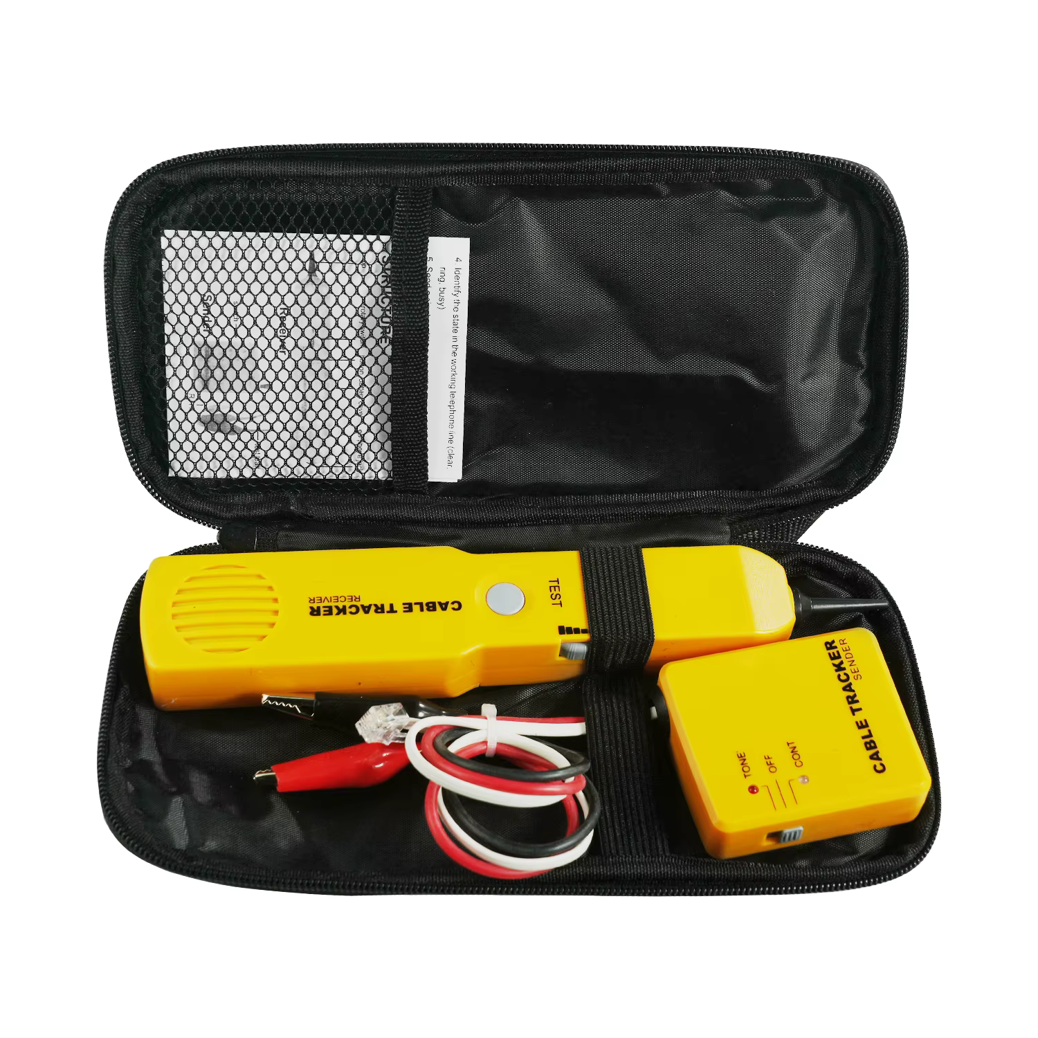 Testeur de Circuit traceur de fil, testeur de continuité de câble réseau, testeur de ligne téléphonique, générateur de tonalité et Kit de sonde, Tracke de câble métallique