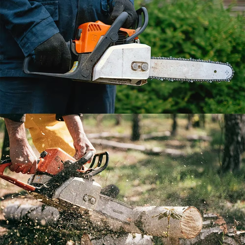 16 pouces 56 maillons d'entraînement chaîne de tronçonneuse barre de guidage