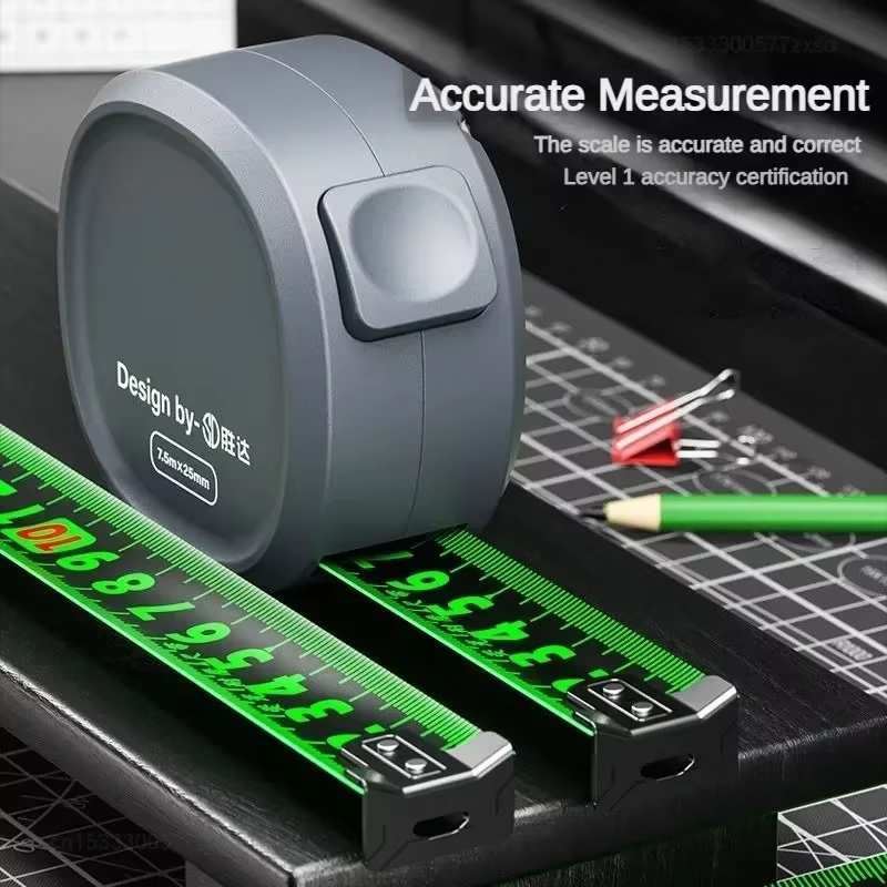 Ruban à mesurer autobloquant en acier 10m