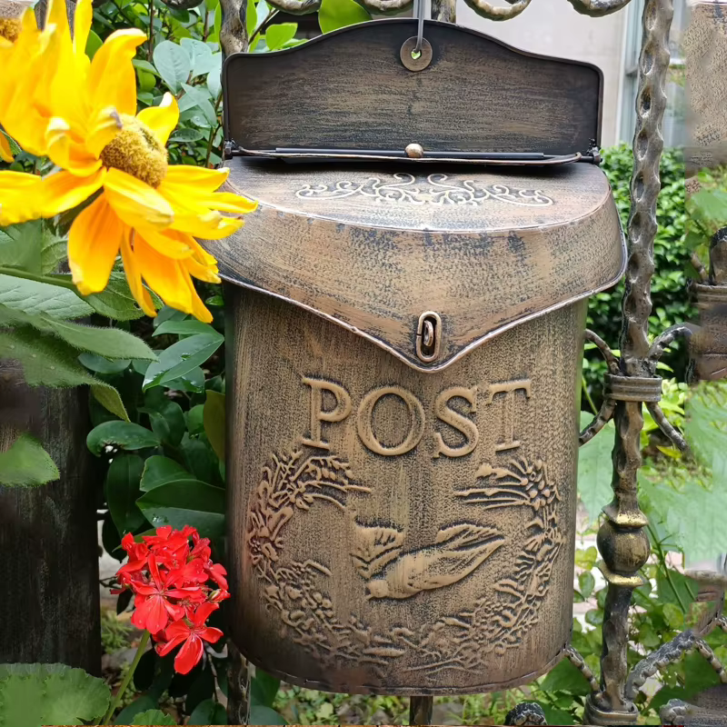 Boîte aux lettres murale de Style pastoral Rural européen Vintage