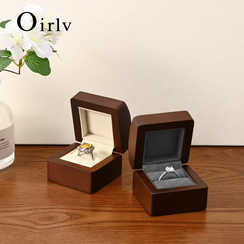 Oirlv Boîte à bijoux en bois
