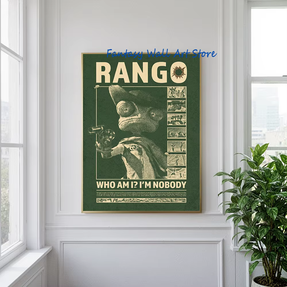 Affiche de film inspirée de Rango