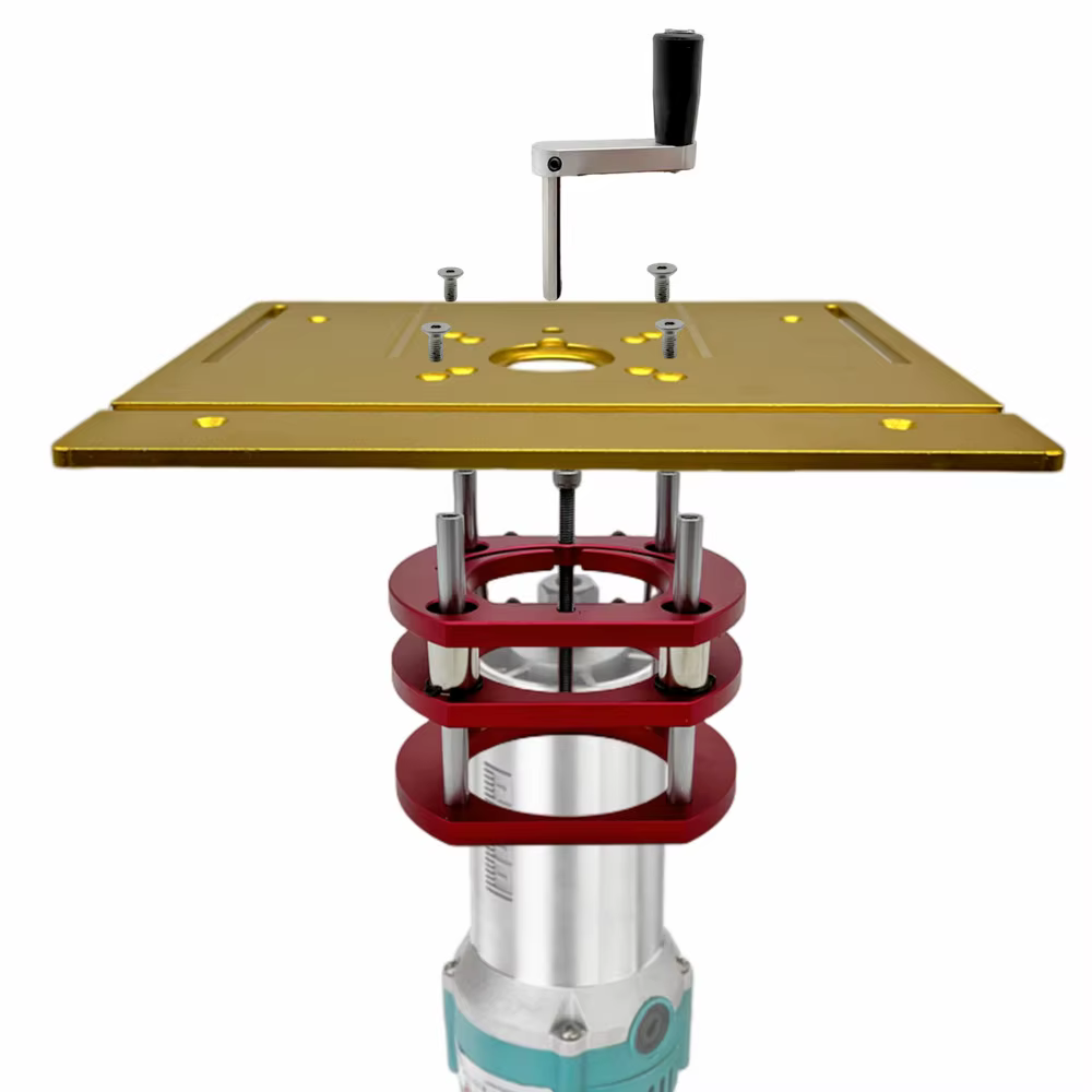Élévateur de toupie pour moteurs de 65mm de diamètre-Table