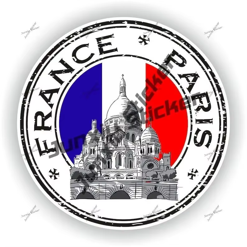 France Paris Mont Martre Cannes Nice Round Feel Seal