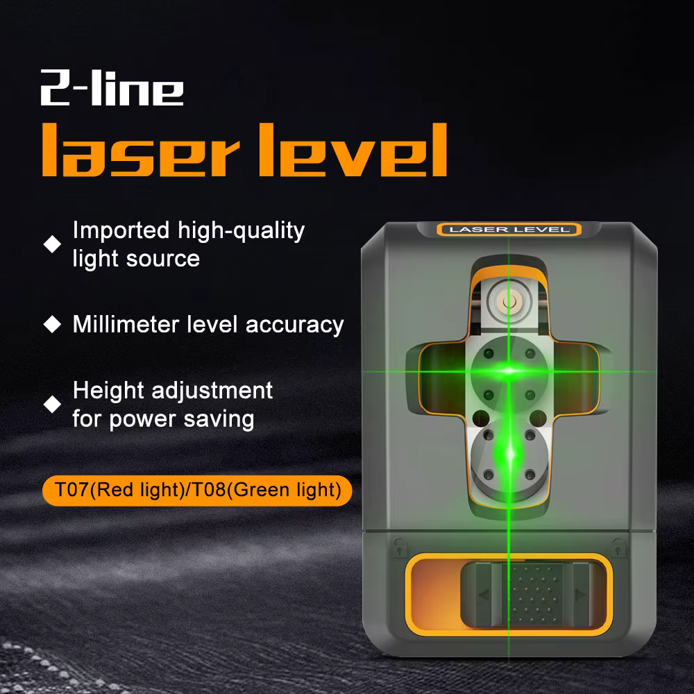 Niveau laser vert à lignes croisées RZ
