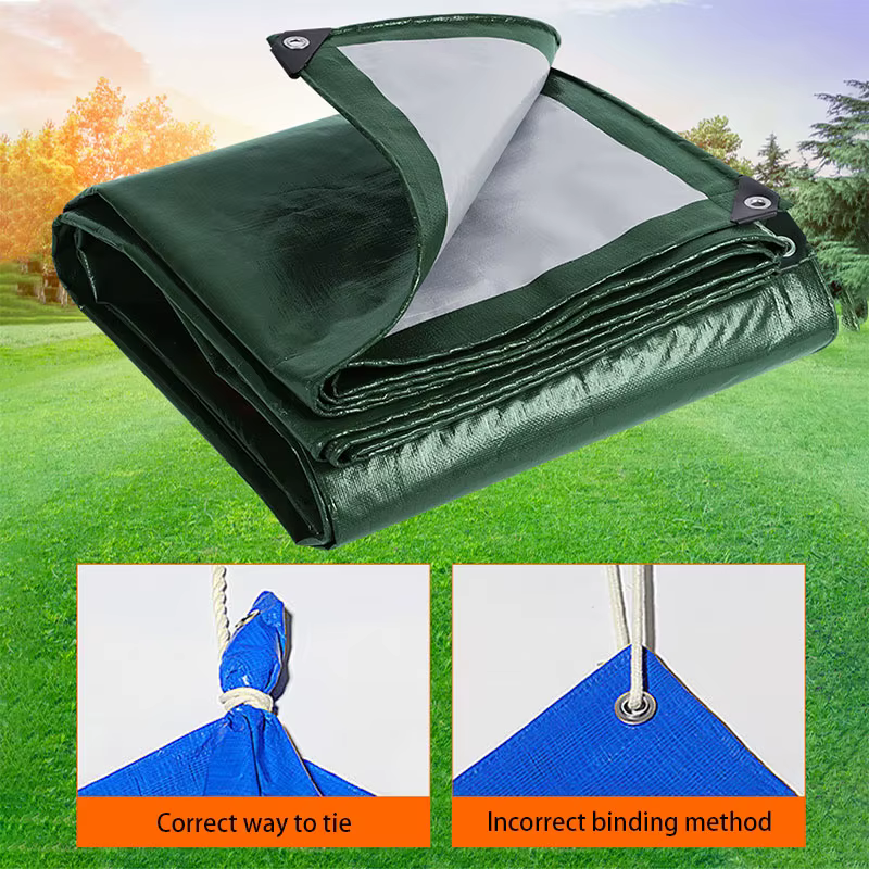 Grande bâche imperméable robuste 3m x 4m / 3m