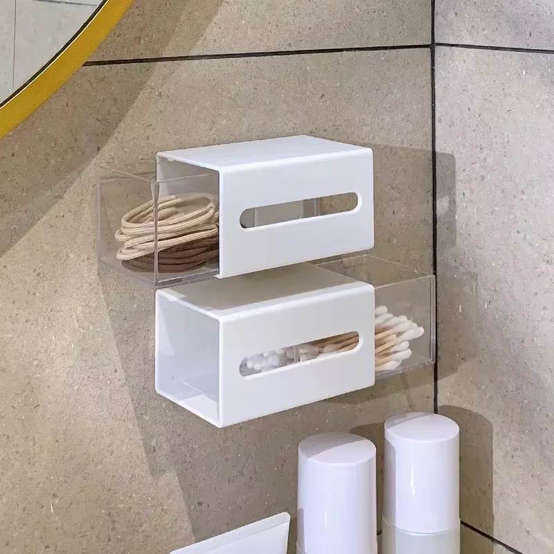 Boîte de rangement murale pour salle de bain