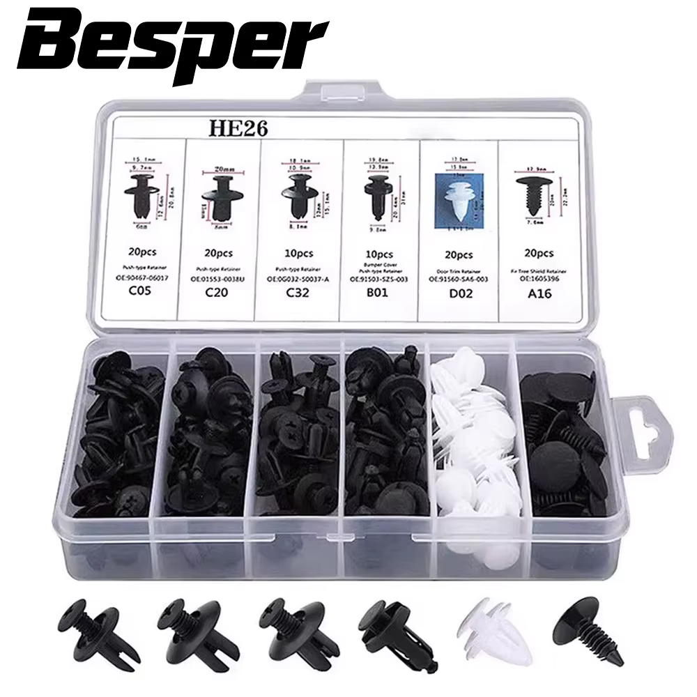 Kit de fixation automobile mixte pour carrosserie