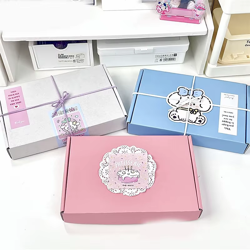 Boîtes d'Expédition en Carton Ondulé pour Emballage de Cadeaux Artisanaux