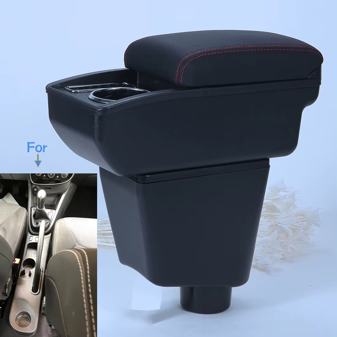 Accoudoir pour Renault Clio 4, accoudoir pour Renault Captur Clio 3 III IV, boîte de rangement automatique pour voiture, accessoires intérieurs dédiés à la voiture