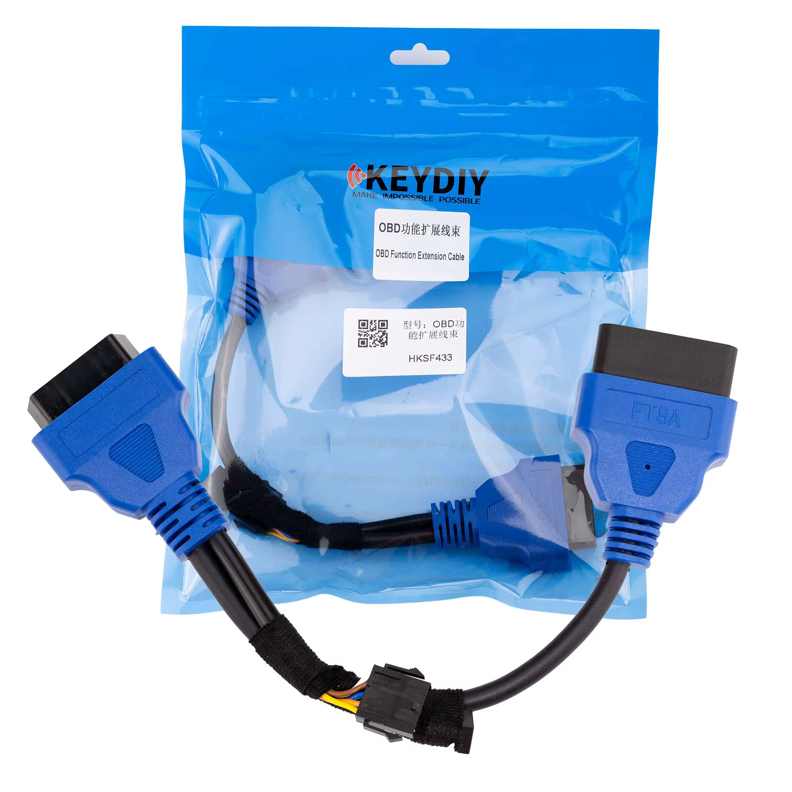 Câble d'extension de fonction OBD KEYDIY pour Ford (modèles après 2018) – Idéal pour toutes les clés perdues /