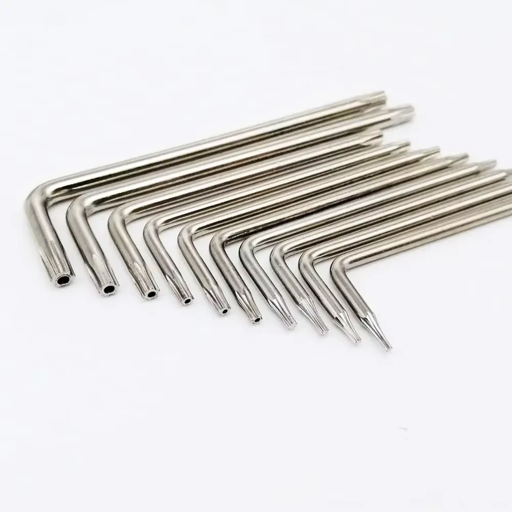 Clé Torx 1 à 5 pièces T4 T5 T6 T8 T10 T15 T20 T25 T30 T40 T45 à six lobes