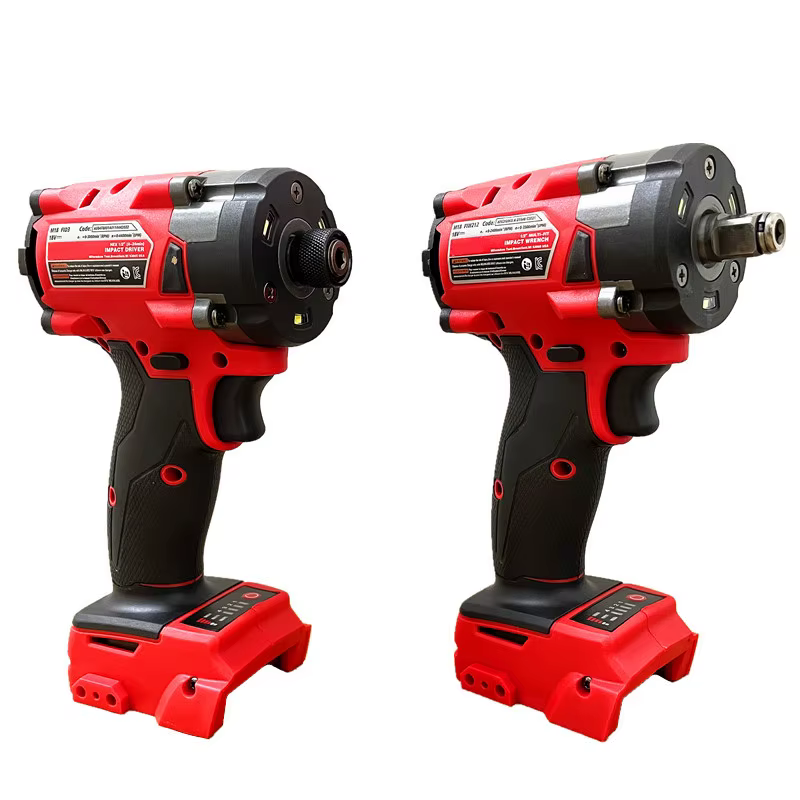 Compatible pour Milwaukee 18V batterie clé électrique sans fil tournevis sans brosse perceuse à percussion outils électriques réparation de camion de voiture