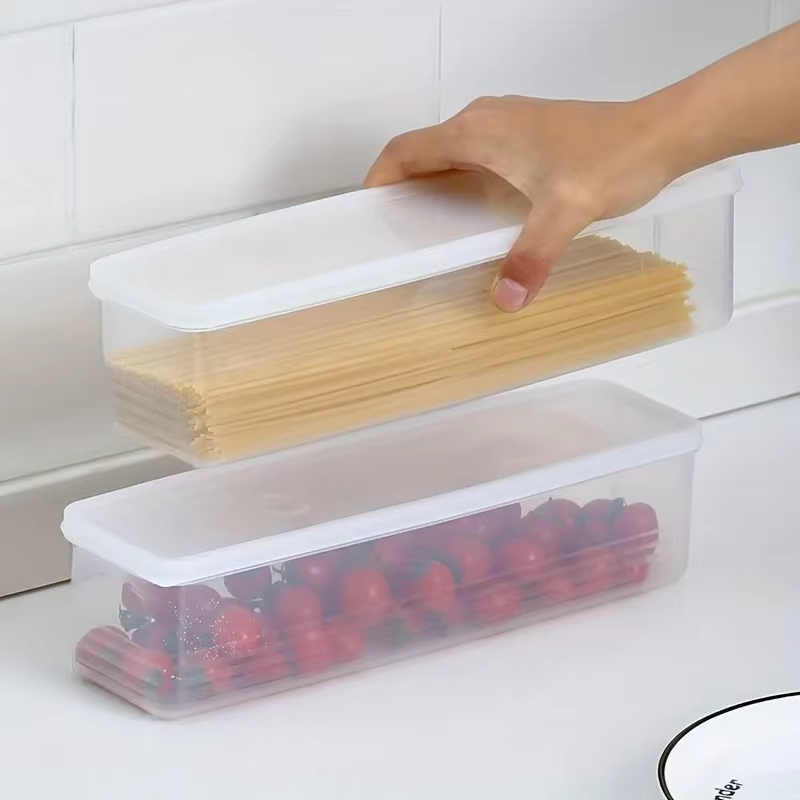 4 conteneurs rectangulaires de stockage des aliments