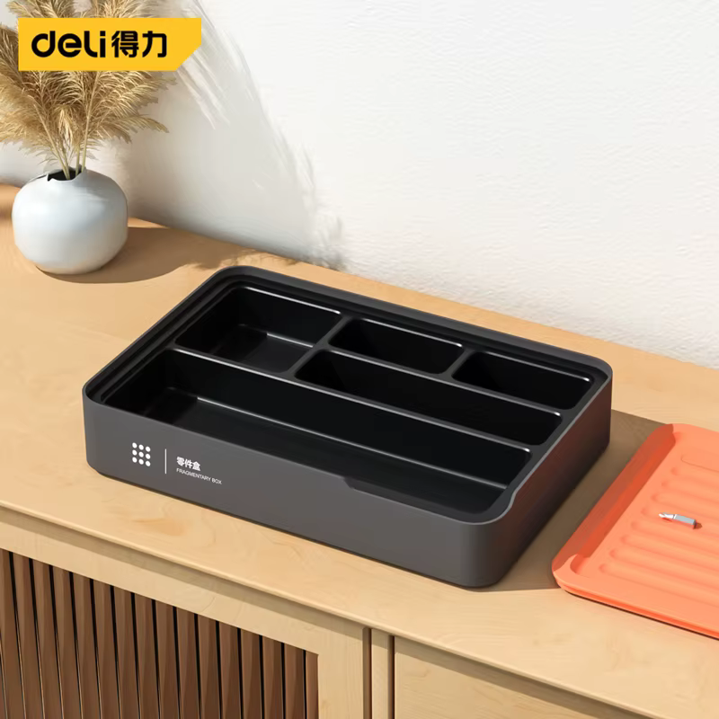 Boîte à outils Deli, rangement multifonction