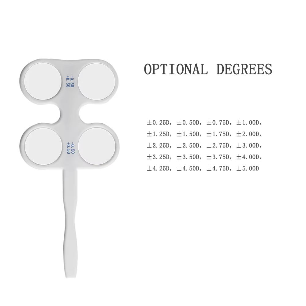 Marque forte 4 lentilles optométrie ophtalmique optique Flipper porte-lentille entraîneur oculaire Occluder FL-1