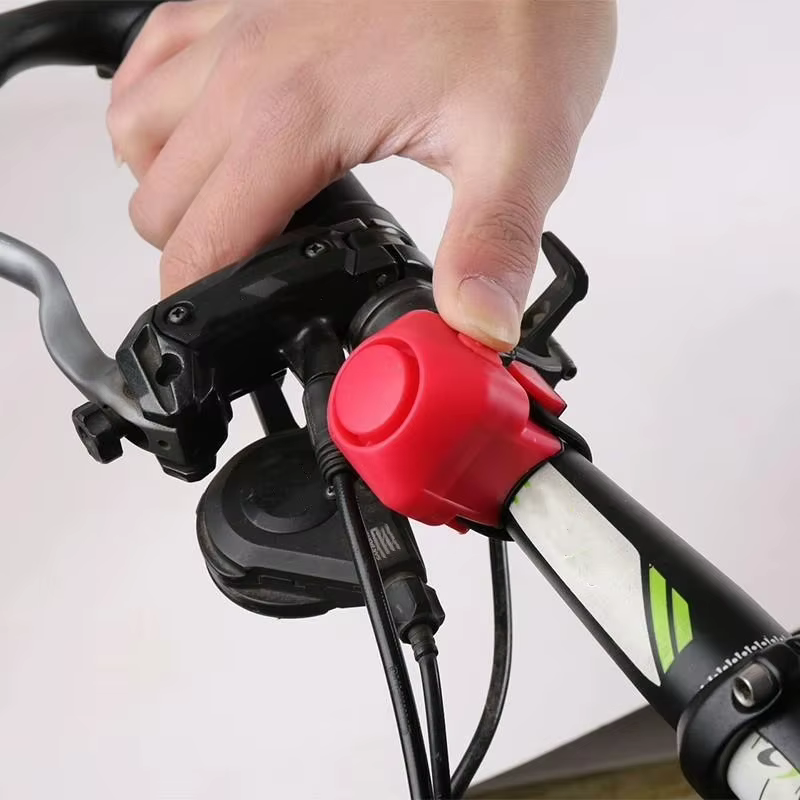 Klaxon électronique pour vélo, 130 Db, avertisseur de sécurité, sonnette électrique, sirène de police, alarme pour guidon de vélo, accessoires de cyclisme