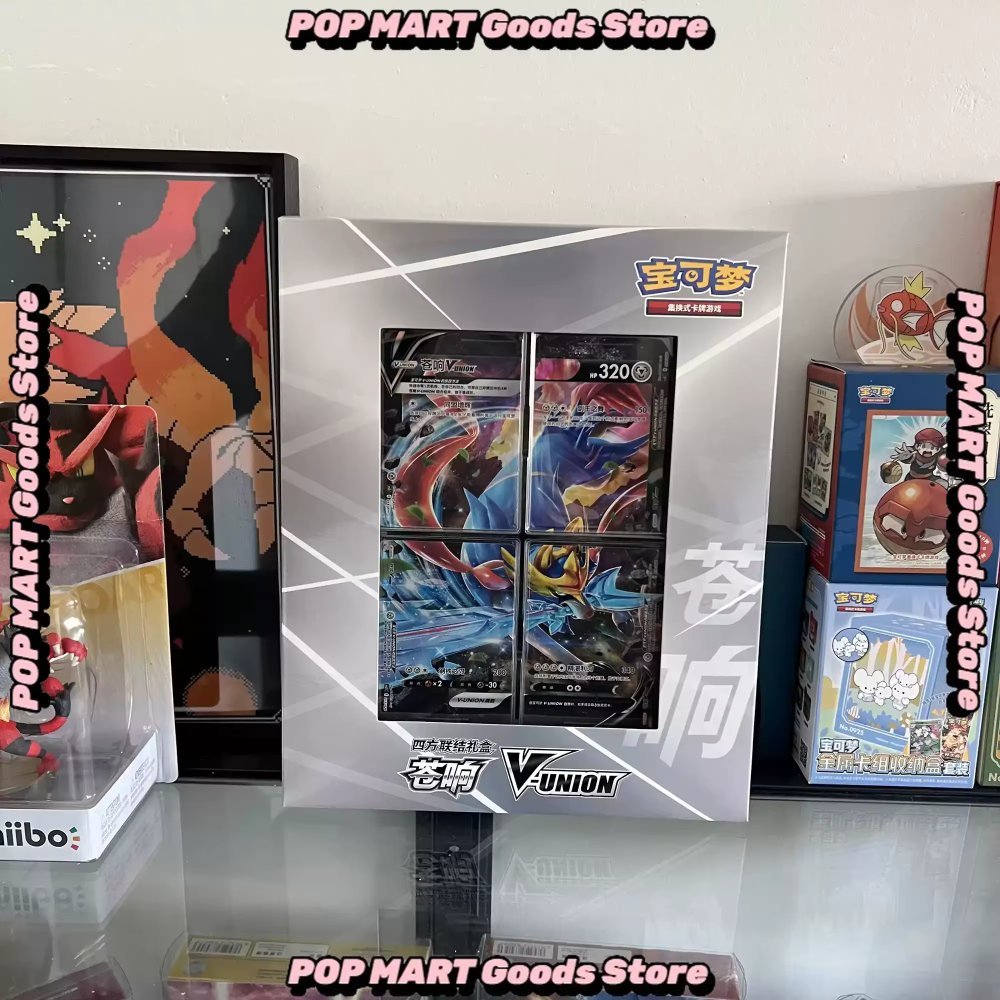 En stock – Boîtes cadeaux 100 % originales Pokémon PTCG : Quartet Coupling V-Union, Pikachu Big Gather, Moru Baker, Mew-Two