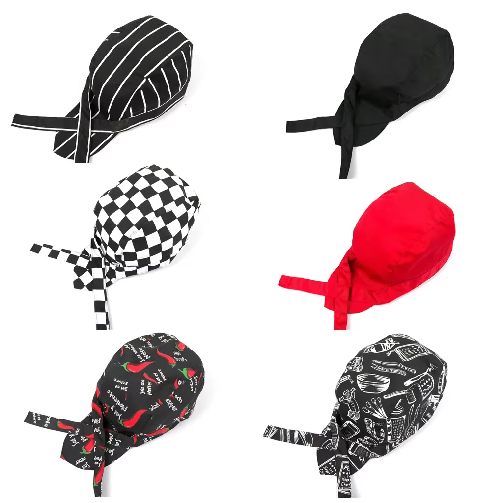 1PC Chapeau de Chef Unisexe pour Hommes et Femmes