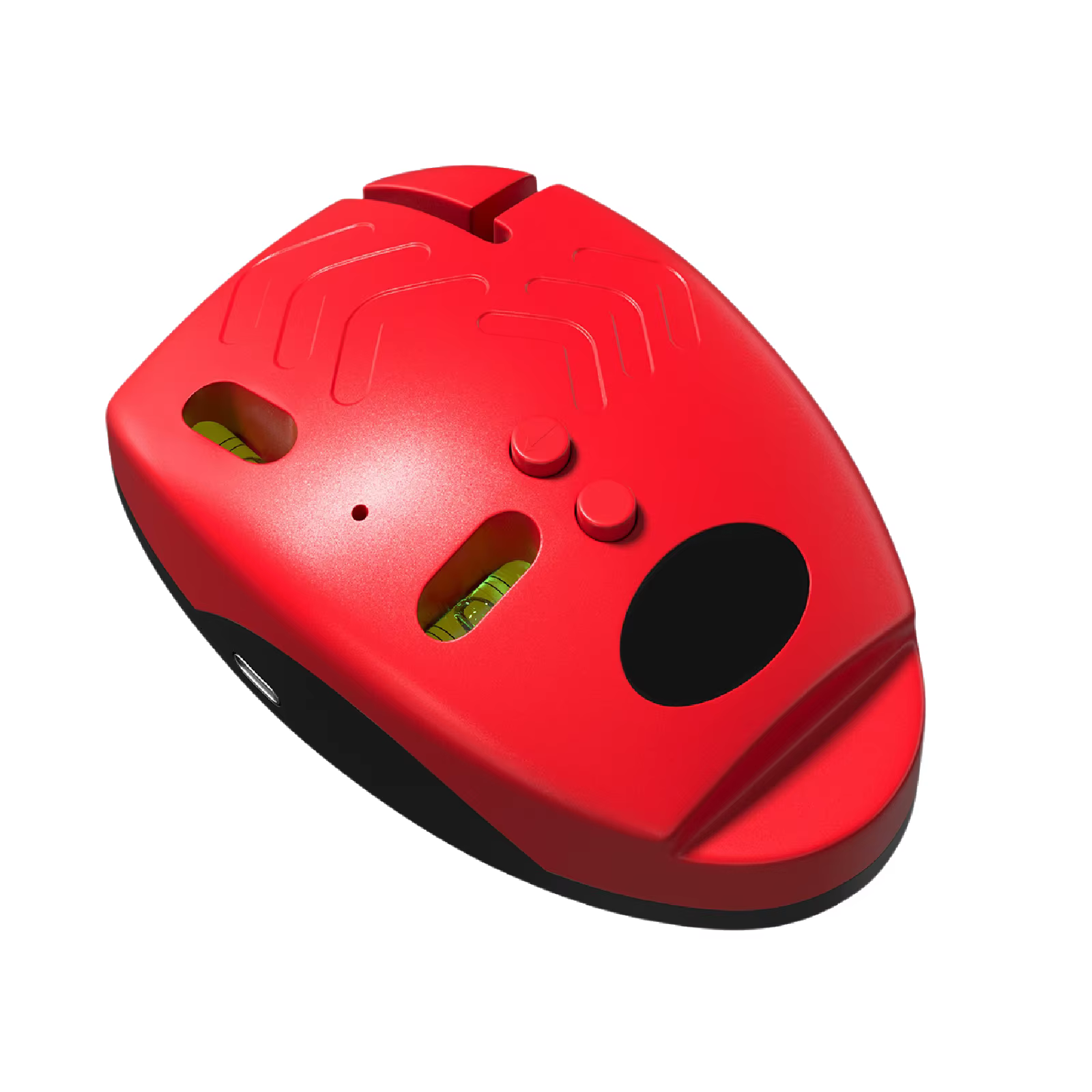 Niveau Laser Croix Rouge Auto-nivelant Double Faisceau 90° Aimant Intégré Recharge USB Batterie Lithium Outil de Mesure Haute Précision Compact